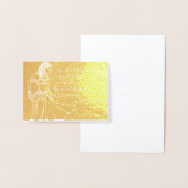 Carte Dorée Danse du ventre Citation chaque jour (Affichage)