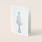 Carte Dorée Danseuse Irlandaise (Devant)