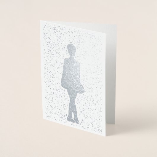 Carte Dorée Danseuse Irlandaise (Devant)