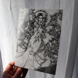 Carte Dorée Déesse florale