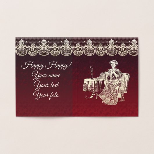 Carte Dorée Dégustation de thé (Intérieur)