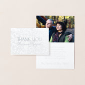 Carte Dorée Délicat motif floral Sympathie Merci Foil C (Affichage)