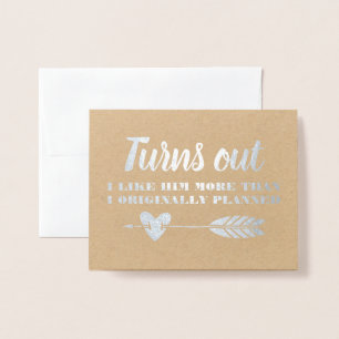 Carte Dorée Demoiselle d'honneur ou domestique d'honneur drôle