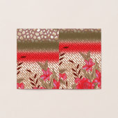 Carte Dorée Design de tissu complexe avec motifs floraux (Intérieur)