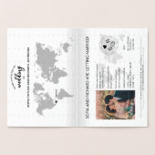 Carte Dorée Destination mariage Passport Mexique Palm Beach (Intérieur)