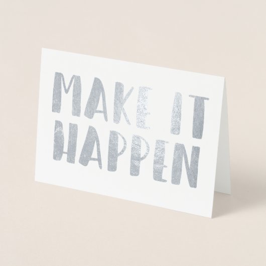 Carte Dorée Devis d'alimentation II | Faites en sorte que cela (Devant)