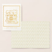 Carte Dorée Dieu est en elle, elle ne tombera pas Filles de la (Affichage)