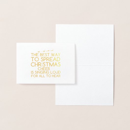 CARTE DORÉE DIFFUSER LA NOËL (Affichage)