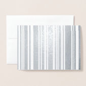 Carte Dorée Diverses bandes d'huile d'argent pointillé (Devant avec enveloppe)