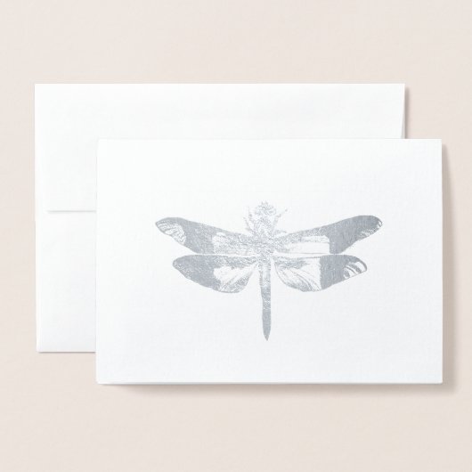 Carte Dorée Dragonfly Shimmer (Devant avec enveloppe)