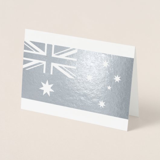 Carte Dorée Drapeau australien (Devant)