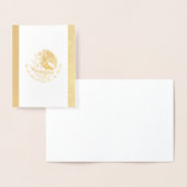 Carte Dorée Drapeau mexicain (Affichage)