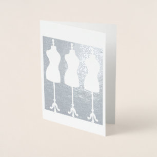 Carte Dorée Dressform Mannequin Mode Couture Souris