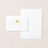 Carte Dorée Drôle mignon lapin de Pâques dessin animé (Affichage)