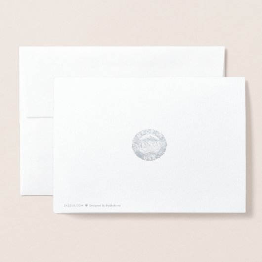 Carte Dorée Écart (Derrière avec enveloppe)