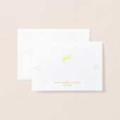 Carte Dorée Écran bracelet avec logo (Devant avec enveloppe)