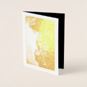 Carte Dorée Edinburgh Castle Sepia Photograph (Devant)