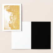 Carte Dorée Edinburgh Castle Sepia Photograph (Affichage)