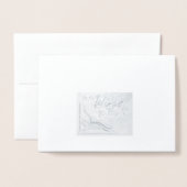 Carte Dorée Élégance simple (Derrière avec enveloppe)