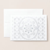 Carte Dorée Élégance simple (Devant avec enveloppe)