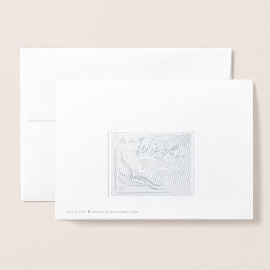 Carte Dorée Élégance simple (Derrière avec enveloppe)