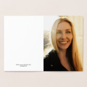 Carte Dorée Elégant 50 et fabuleux 50e anniversaire (Intérieur)