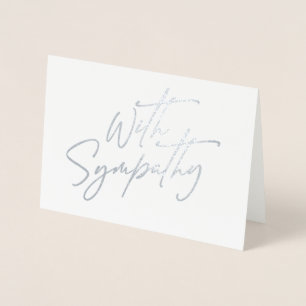 Carte Dorée Élégant avec script de sympathie