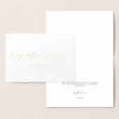 Carte Dorée Ellesmere À Mon Chef D'Honneur Le Jour Du Mariage (Affichage)