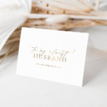 Carte Dorée Ellesmere À Mon Jour De Mariage Presque Mari<br><div class="desc">La carte de mariage Ellesmere présente un design minimaliste moderne sur un arrière - plan blanc pour un look propre et simple. L'en-tête de script est une image qui ne peut pas être modifiée. Tous les autres textes sont entièrement modifiables. Pour une personnalisation plus avancée de cette conception, il suffit...</div>