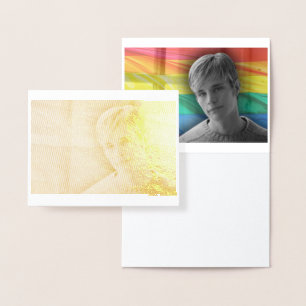 Carte Dorée En mémoire de Matthew Shepard 1976 - 1998 Foil Car