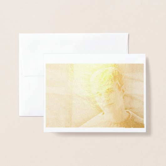 Carte Dorée En mémoire de Matthew Shepard 1976 - 1998 Foil Car (Devant avec enveloppe)