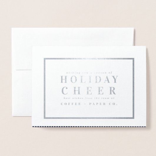 Carte Dorée Entreprise de vacances (Devant avec enveloppe)