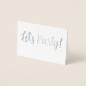 Carte Dorée Faisons la fête ! (Devant)