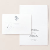 Carte Dorée Fancy Groomsman Funny Wedding Minimalist (Affichage)