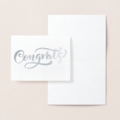 Carte Dorée Félicitations (Affichage)