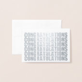 Carte Dorée Félicitations Élégantes Simples (Devant avec enveloppe)