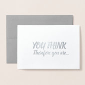 Carte Dorée Félicitations pour la promotion du professeur comp (Devant avec enveloppe)