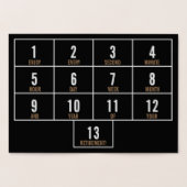 Carte Dorée Félicitations vous avez 65 Foil Card (Intérieur)