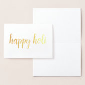 Carte Dorée feuille d'or holi (Affichage)