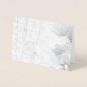 Carte Dorée Feuilles d'automne