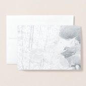 Carte Dorée Feuilles d'automne (Devant avec enveloppe)
