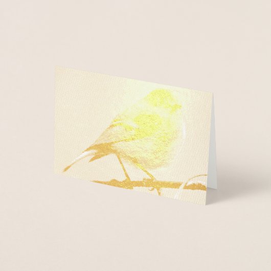 Carte Dorée Fiche de note de fond blanc de finition d'automne (Devant)