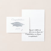 Carte Dorée Fiche d'obtention du diplôme (Affichage)