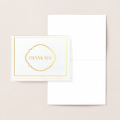 Carte Dorée Fiche Merci (Affichage)