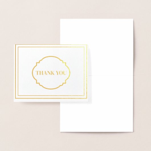 Carte Dorée Fiche Merci (Affichage)