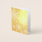 Carte Dorée Flèche de neige (Devant)