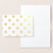 Carte Dorée Fleur De Lis (Affichage)