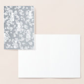 Carte Dorée Fleurs de chats blancs (Affichage)