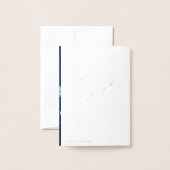 Carte Dorée Fleurs hongroises - argent (Derrière avec enveloppe)