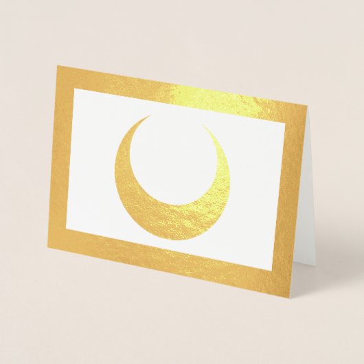 Carte Dorée Foil Crescent Moon (Devant)